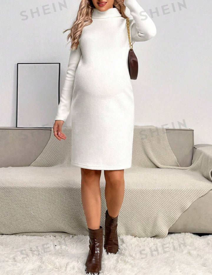 Shein mini ruha, ekrü