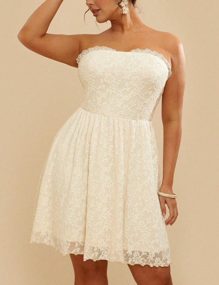 Shein Curve+ miniruha, ekrü