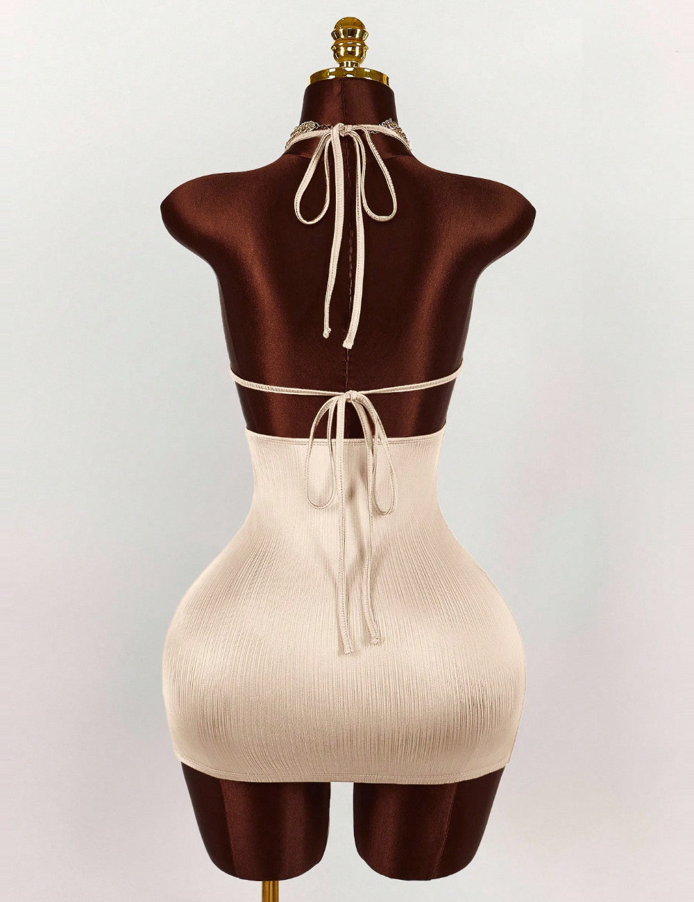Rochie mini Shein, crem