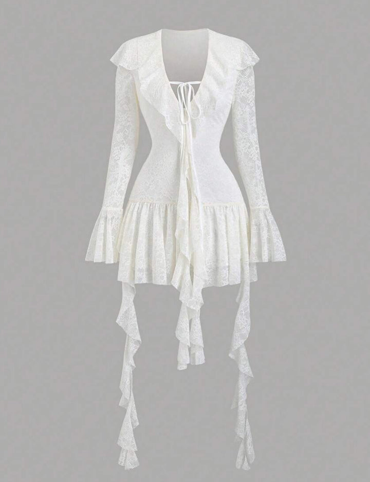 Shein mini ruha, krém