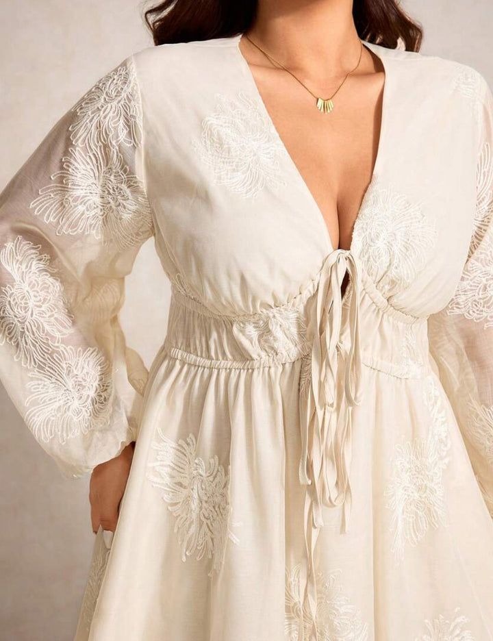 SHEIN mini ruha, ekrü