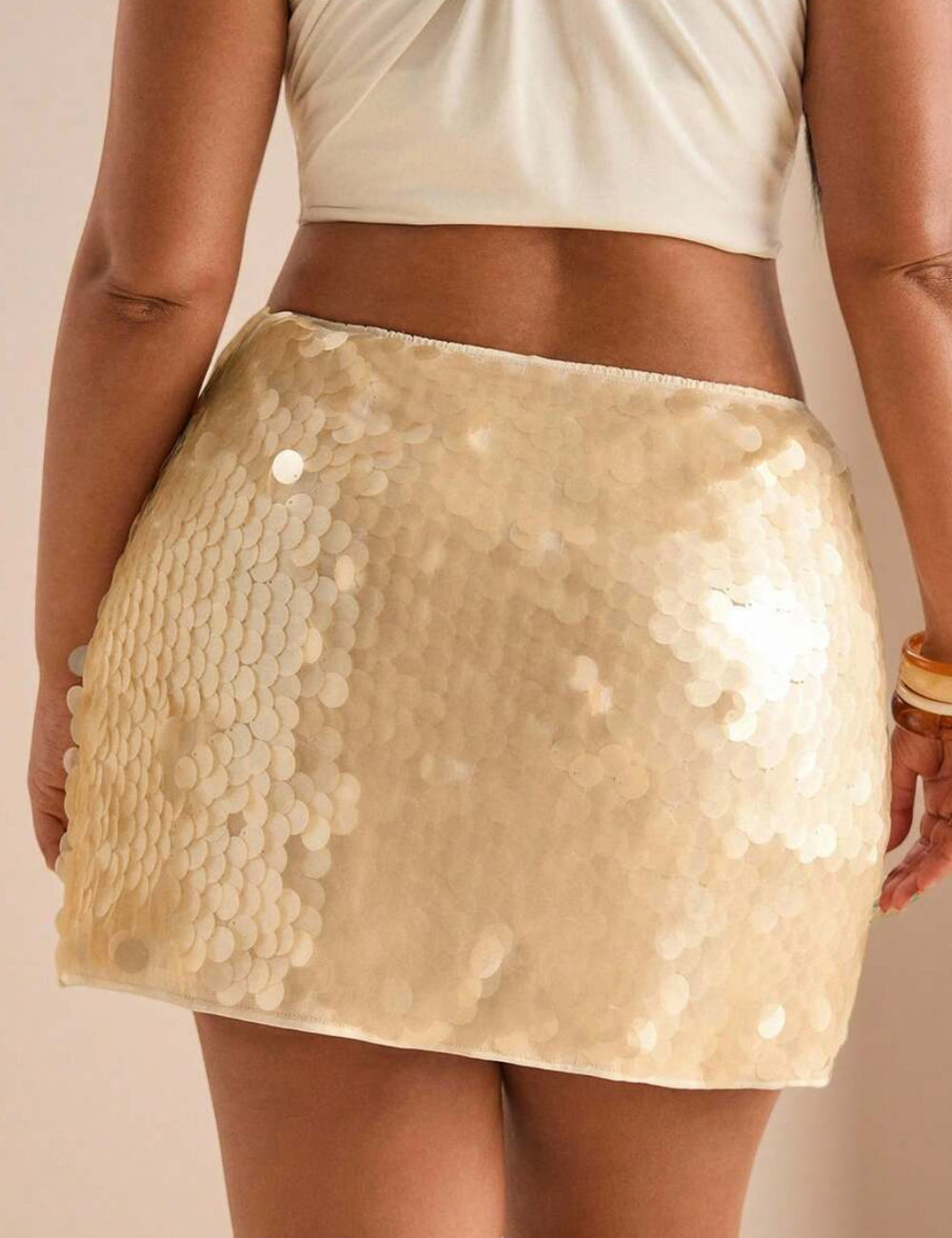 Shein Curve+ miniruha, ekrü