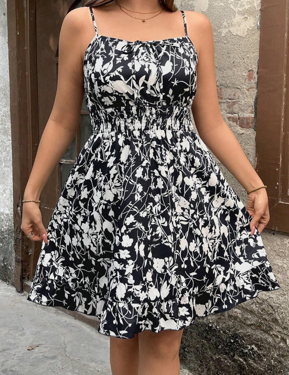 Shein Curve+ miniruha, vegyes színek