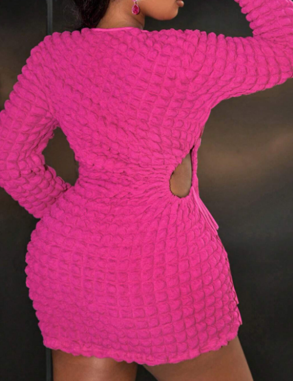 Rochie mini Shein Curve+, roz