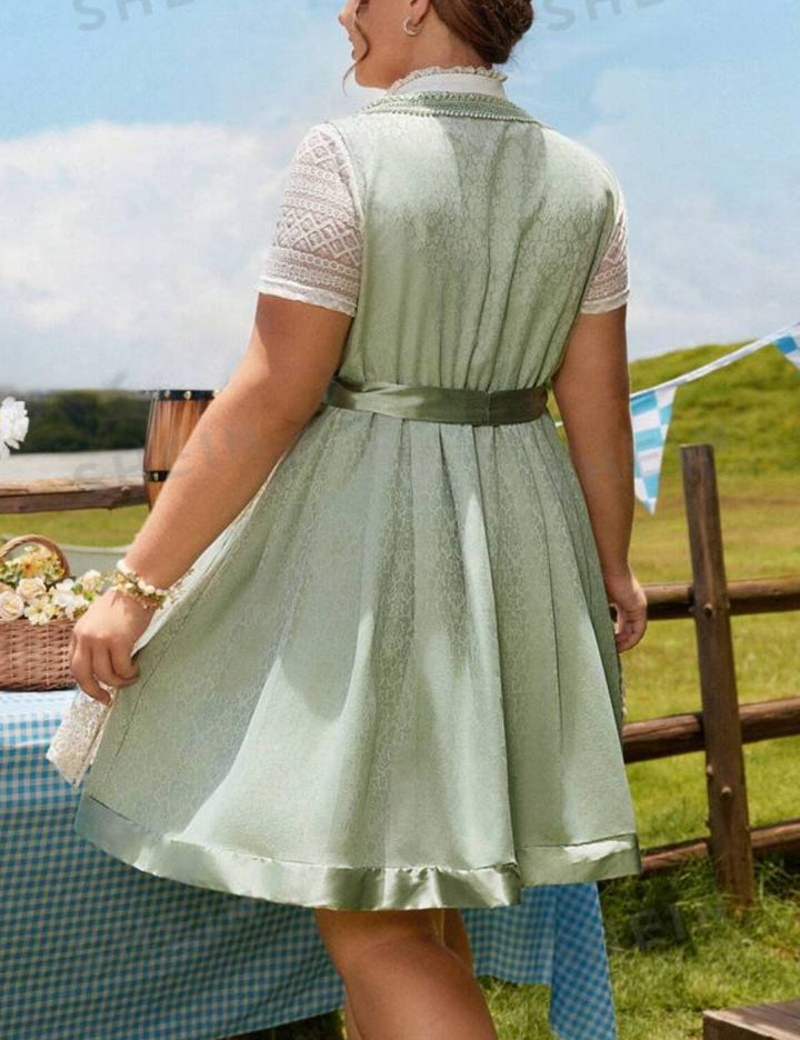 Shein mini ruha, zöld
