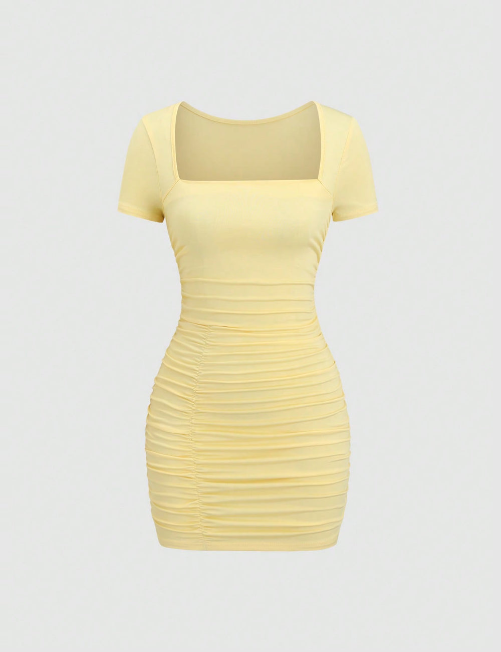 Rochie mini Shein, galben