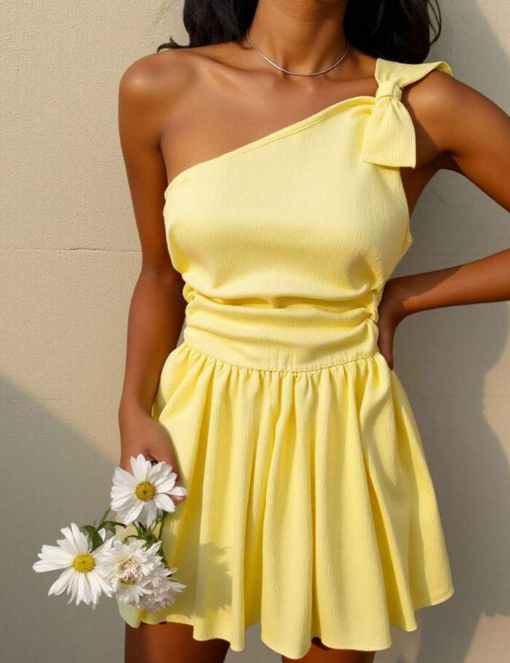 Rochie mini Shein, galben