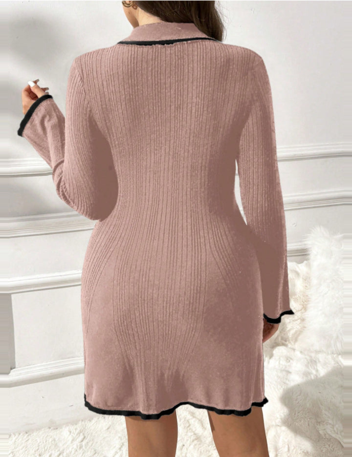 Shein Curve+ miniruha, szürke