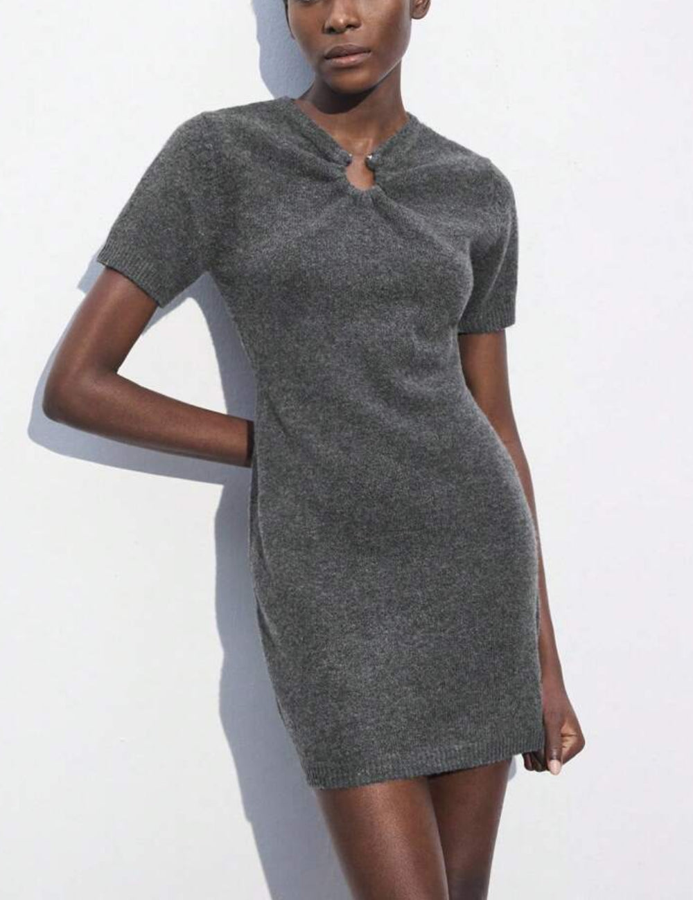 Rochie mini Shein, gri