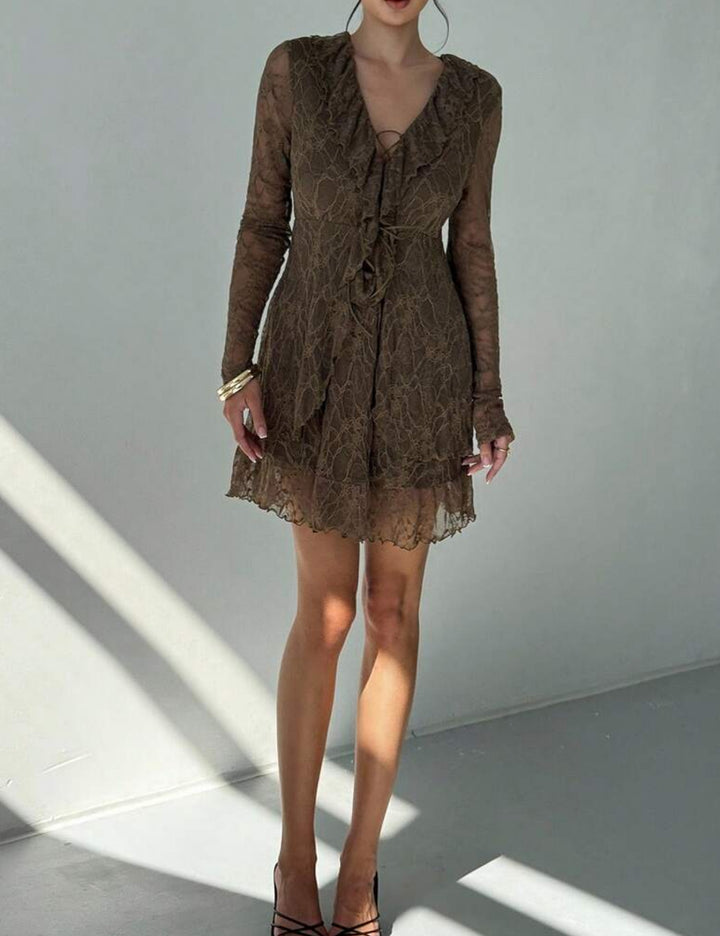 Rochie mini Shein, kaki
