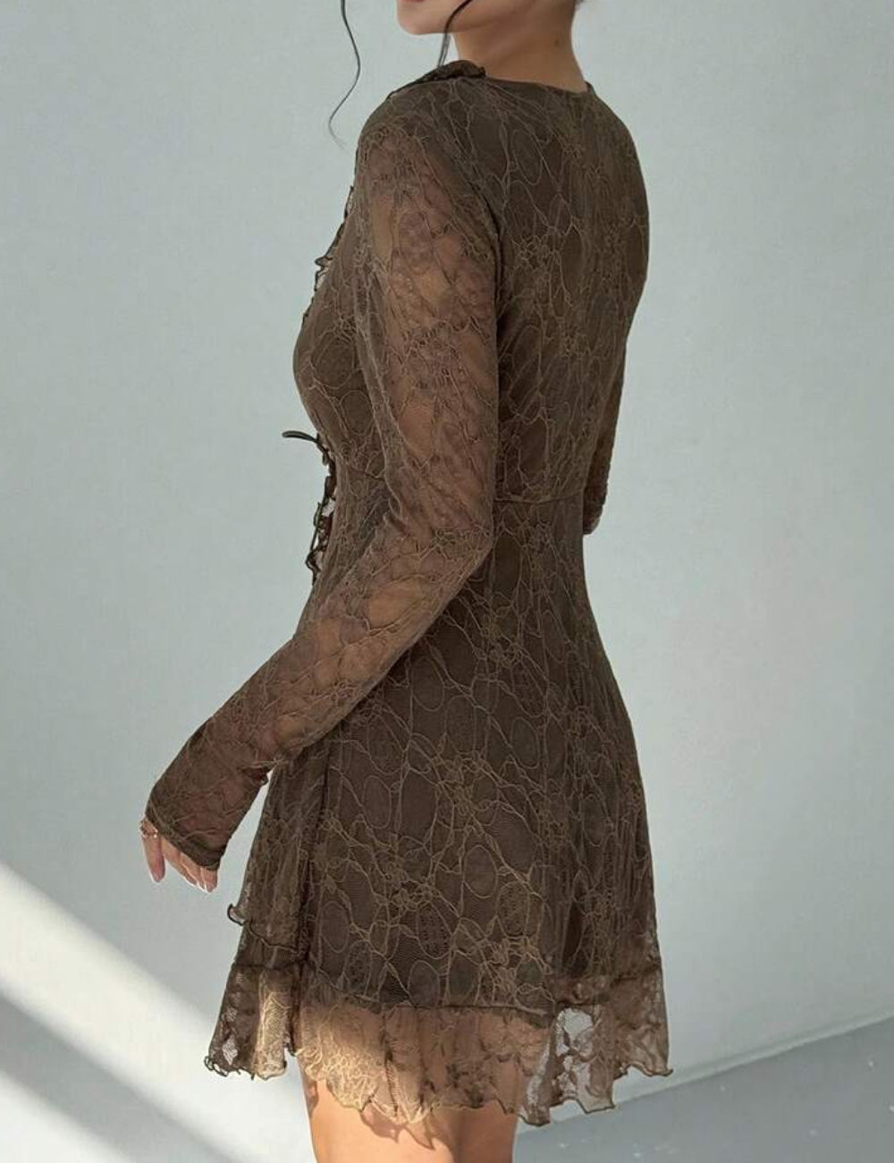 Rochie mini Shein, kaki