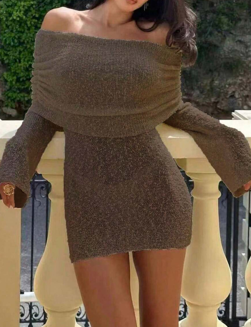 Rochie mini Shein, maro