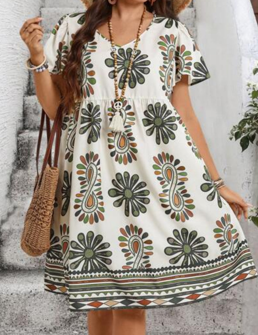 Shein Curve+ miniruha, többszínű
