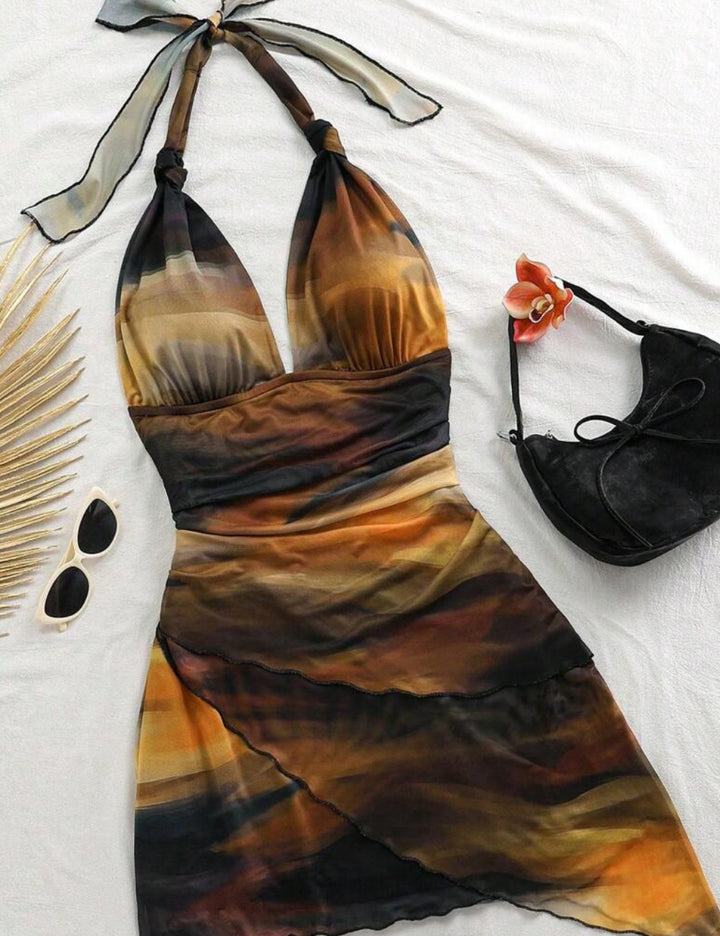 Shein Curve+ miniruha, többszínű