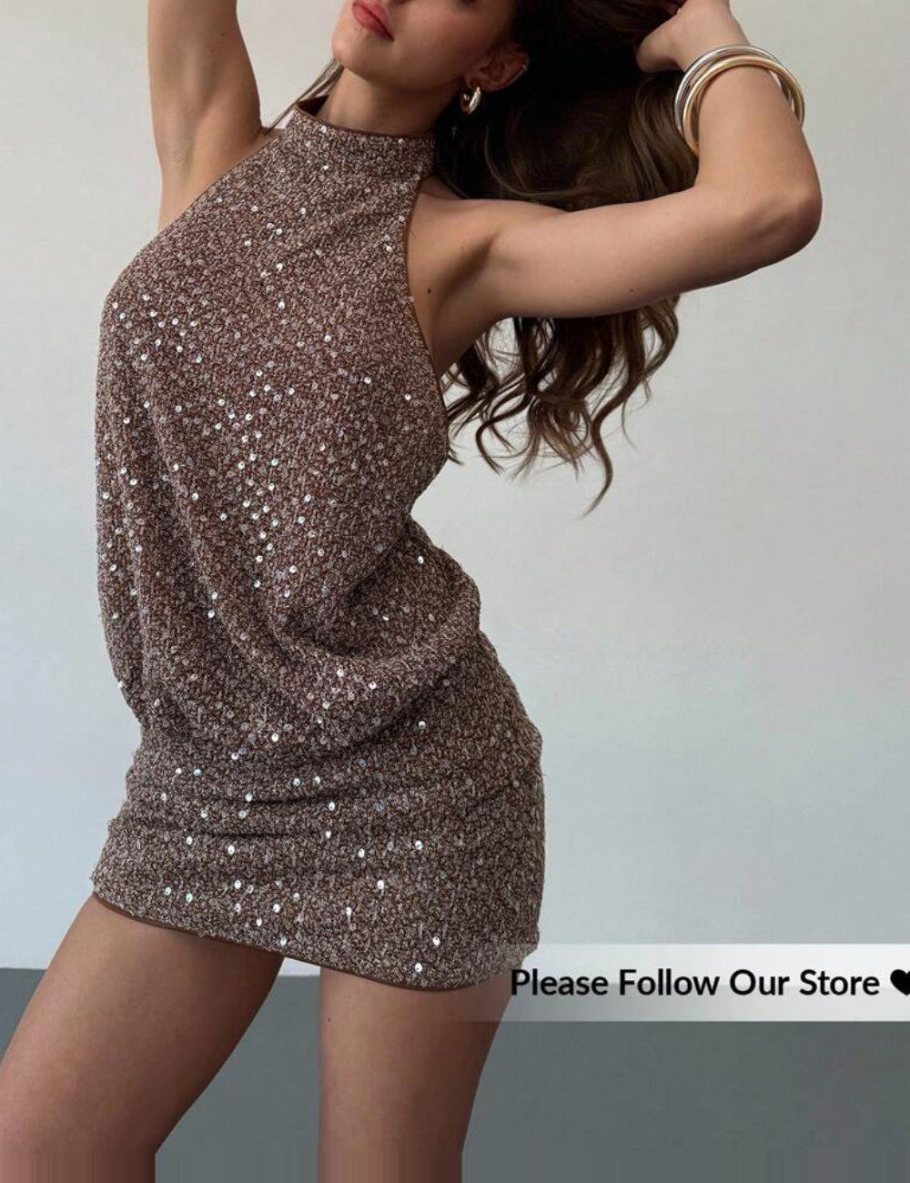 Rochie mini Shein, mix culori