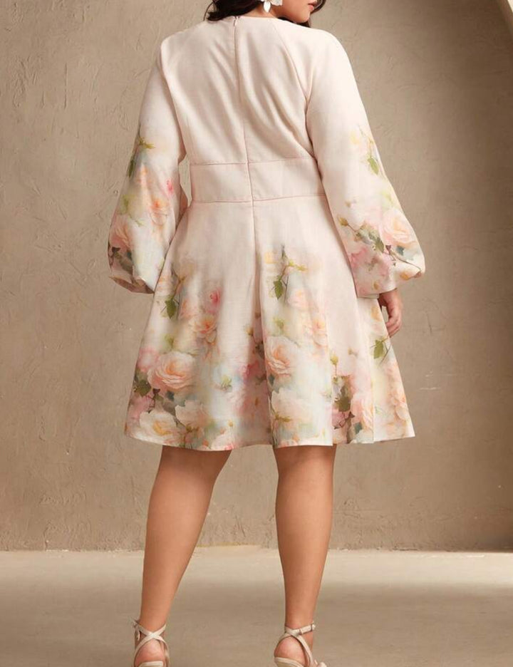 Rochie mini Shein Curve+, mix culori