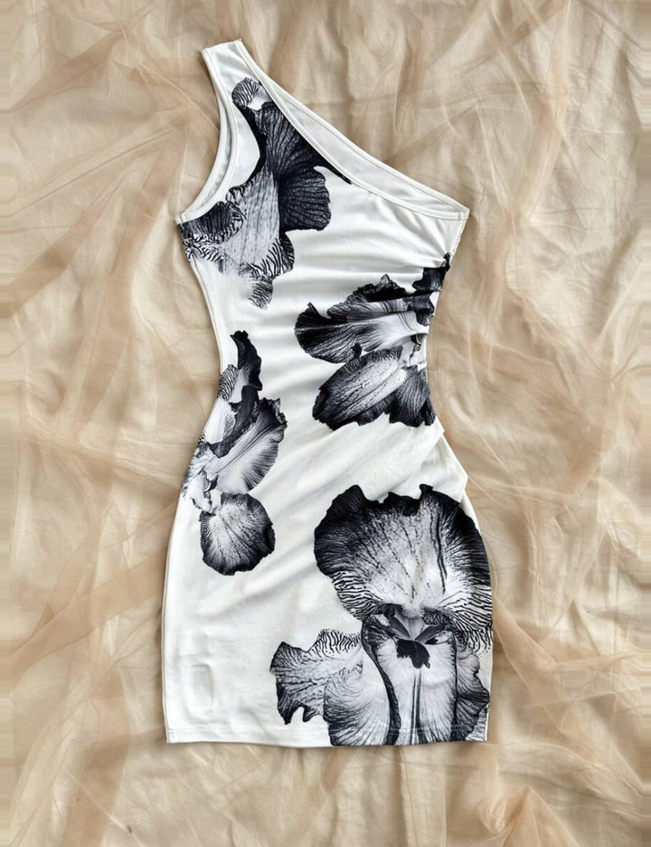 Shein mini ruha, színes