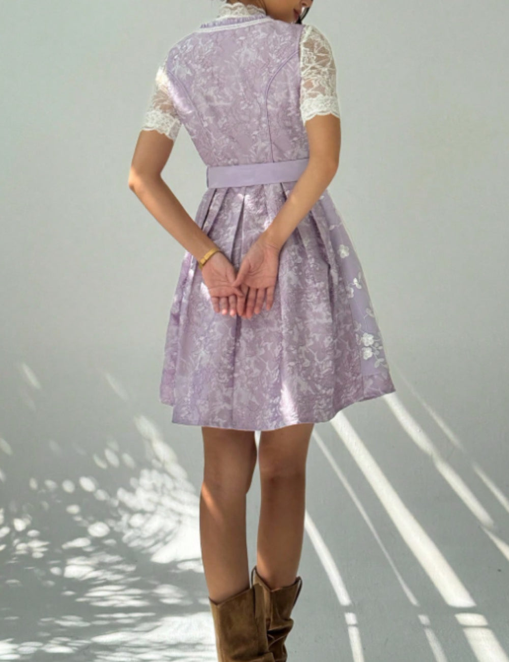 Shein mini ruha, lila