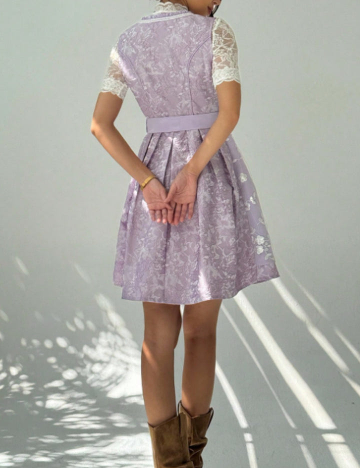 Shein mini ruha, lila
