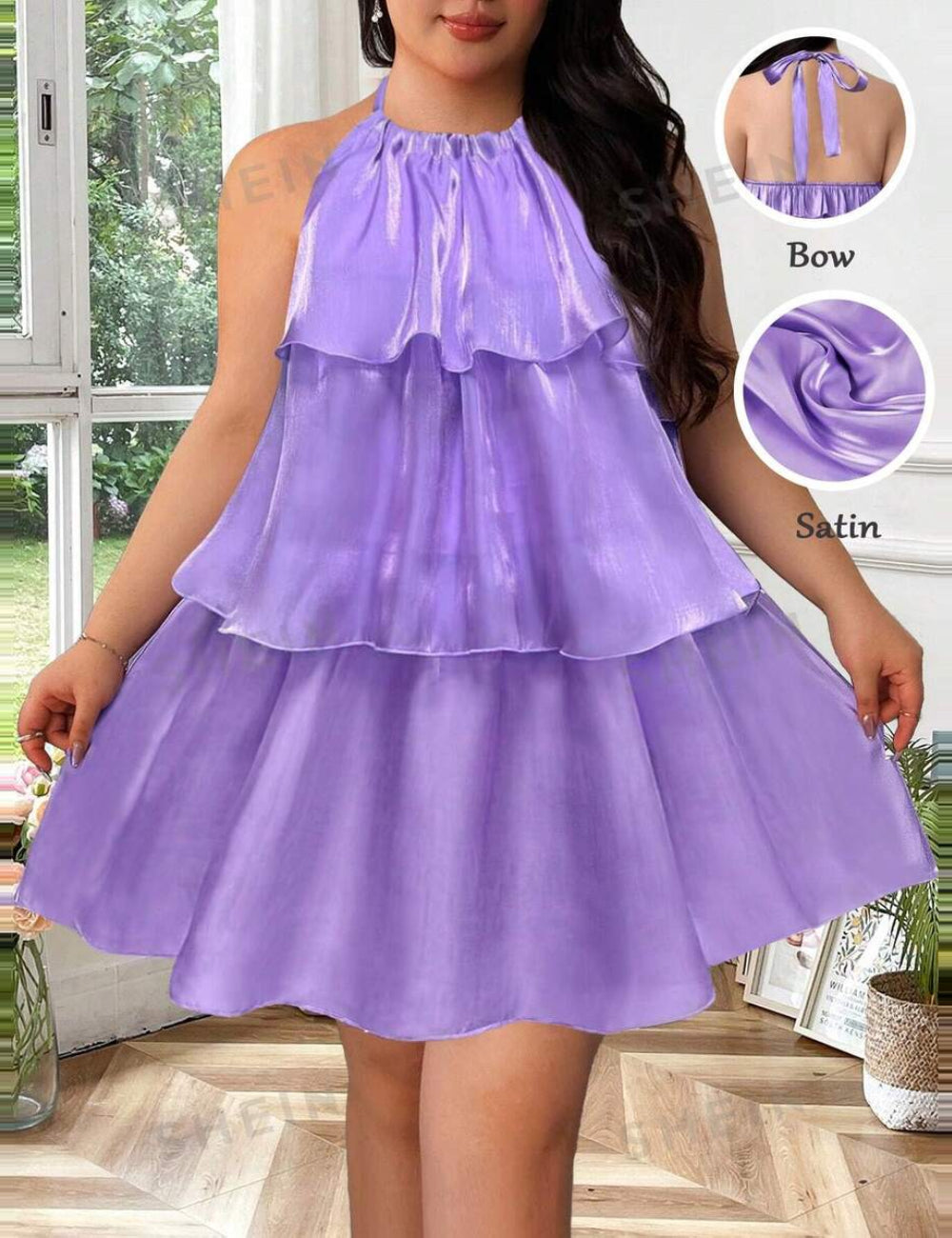 Shein miniruha, lila