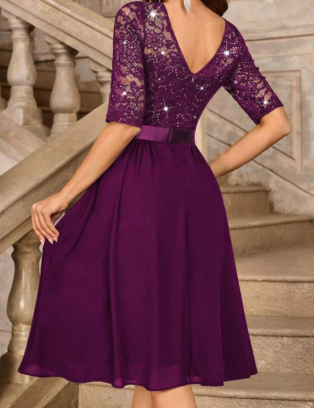 Shein miniruha, lila