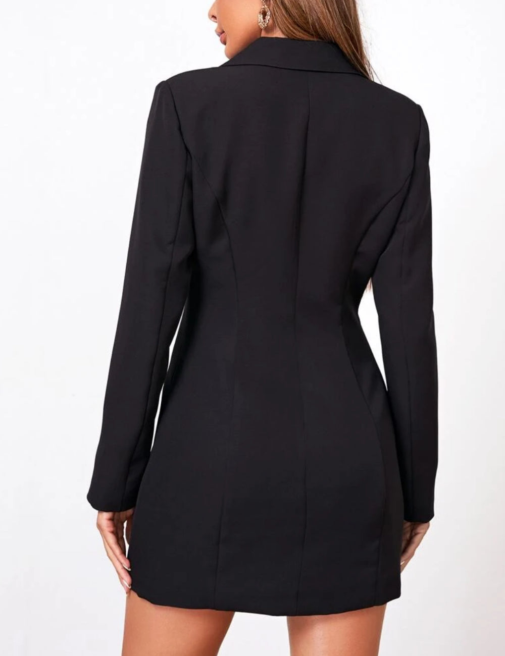 Shein mini ruha, fekete