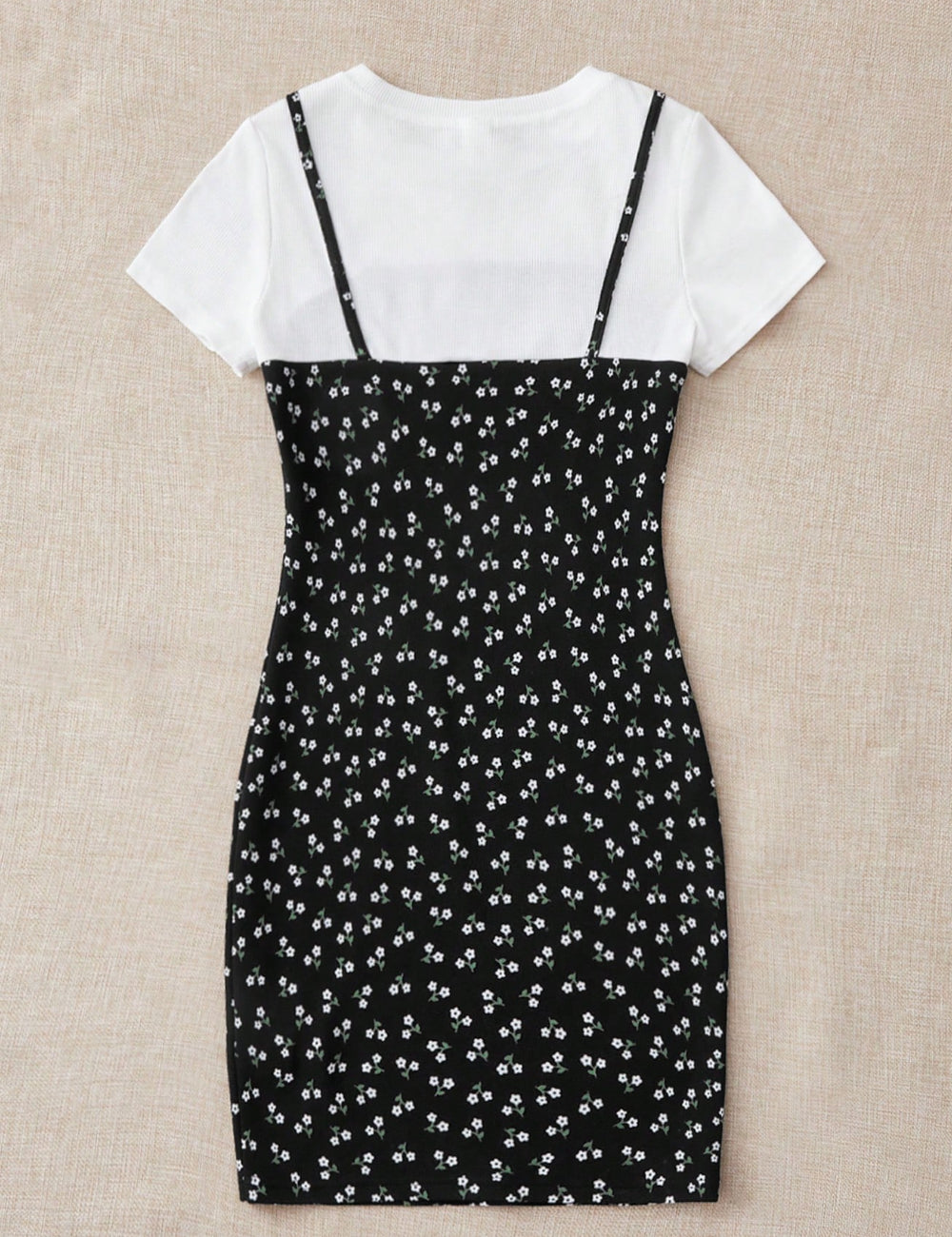 Shein miniruha, fekete