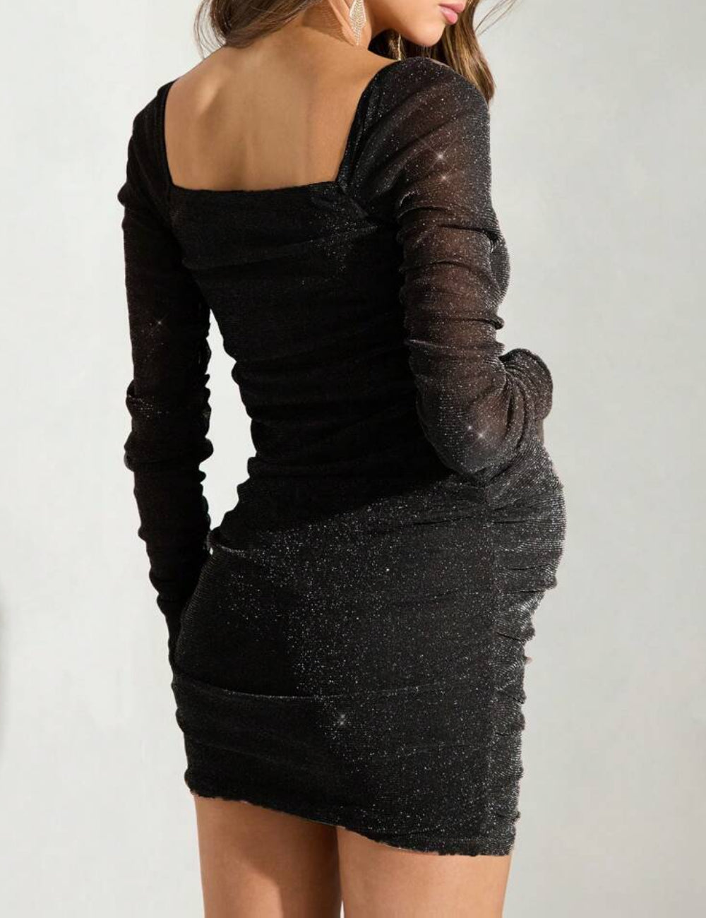 Shein miniruha, fekete