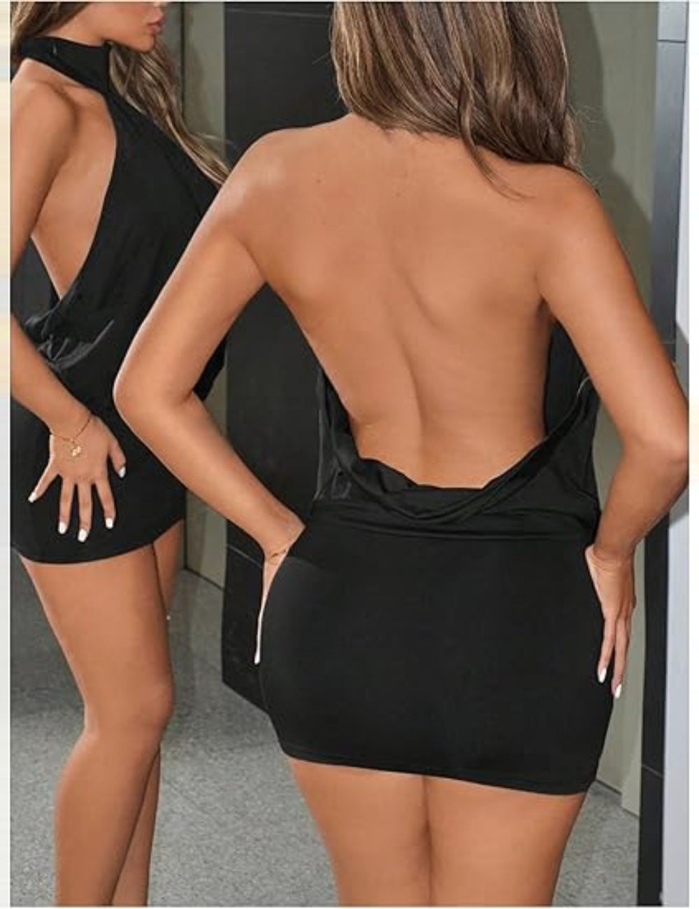 Rochie mini Shein, negru