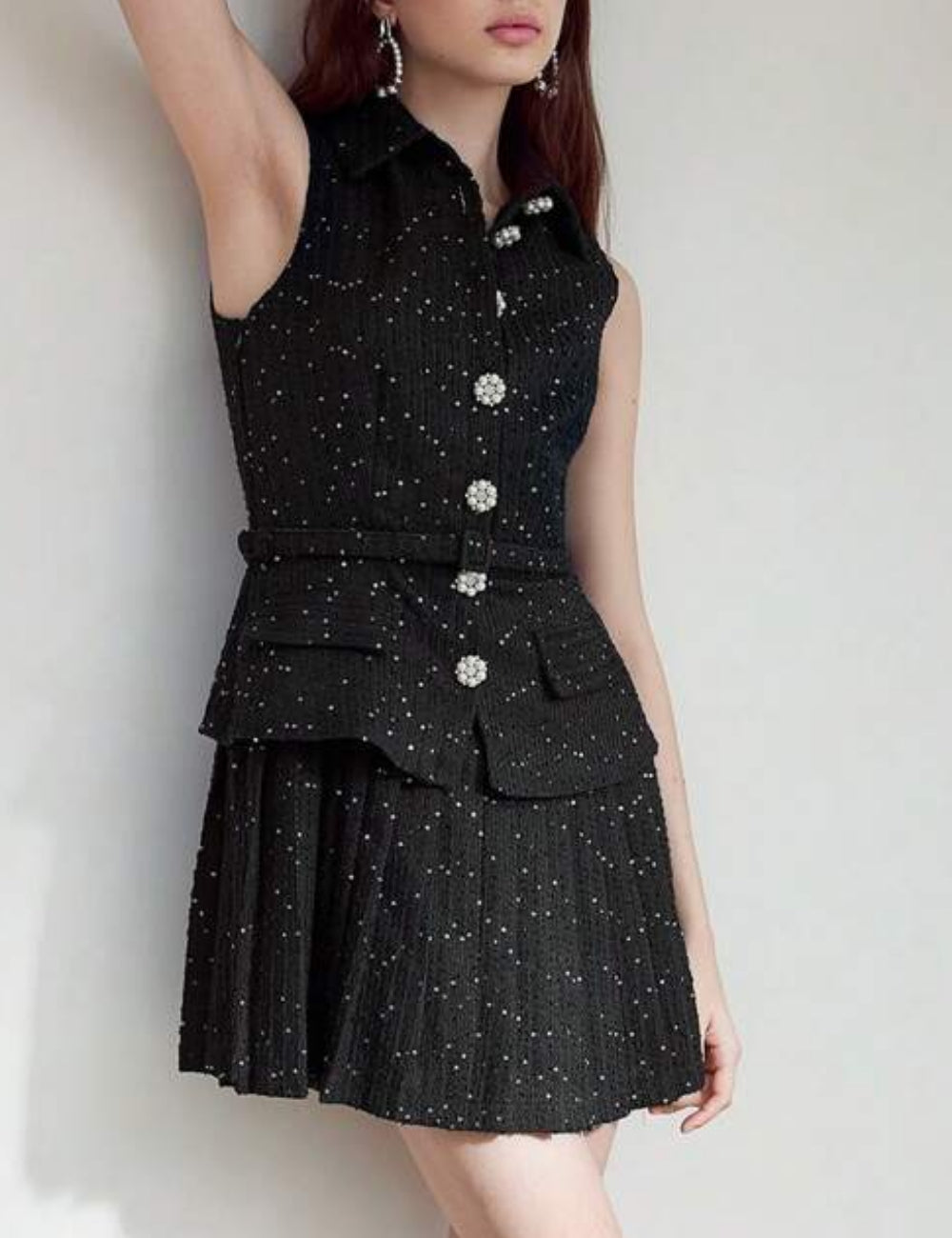 Rochie mini Shein MOTF, negru