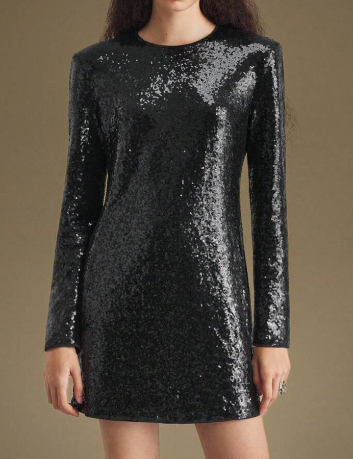 Shein mini ruha, fekete