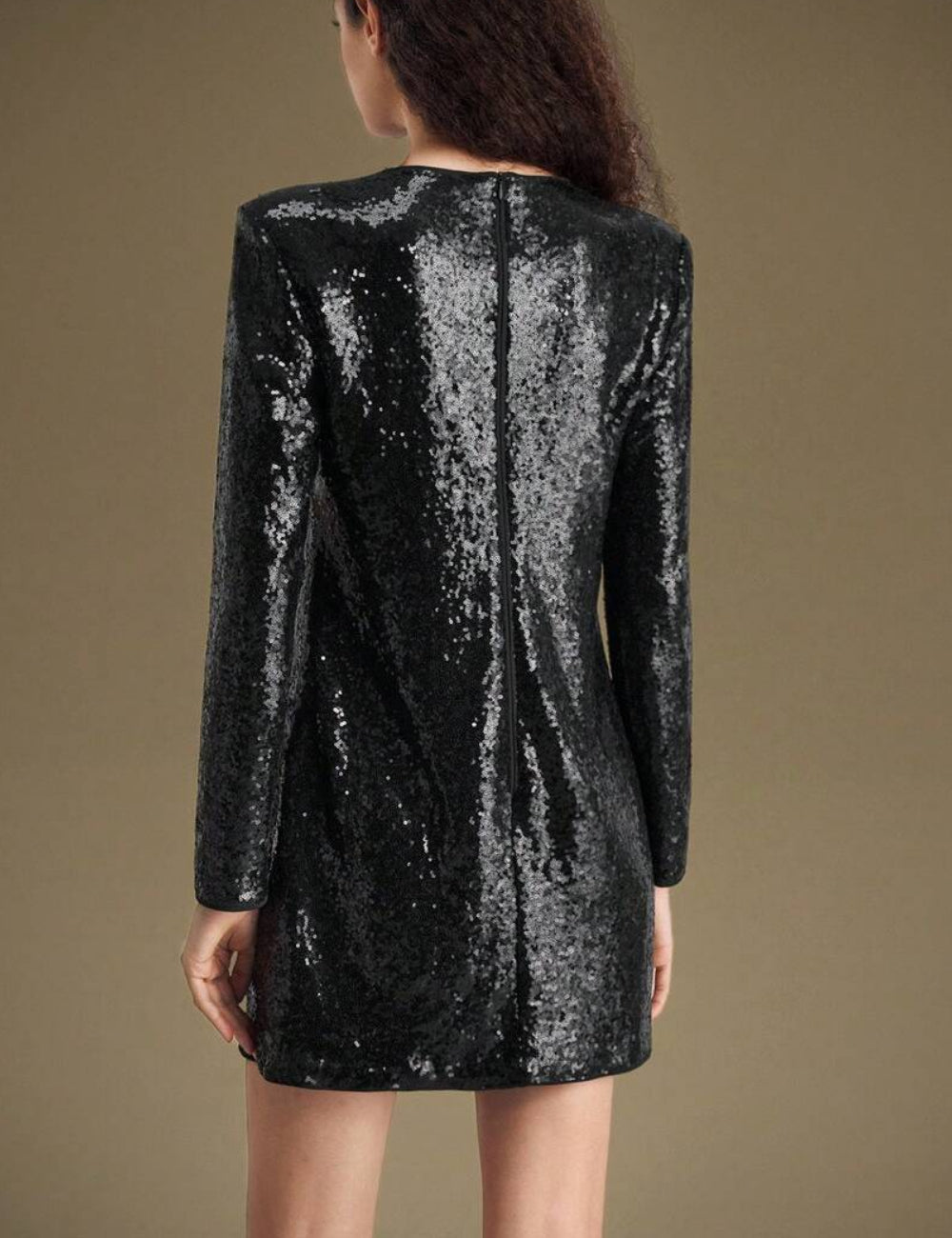 Shein mini ruha, fekete