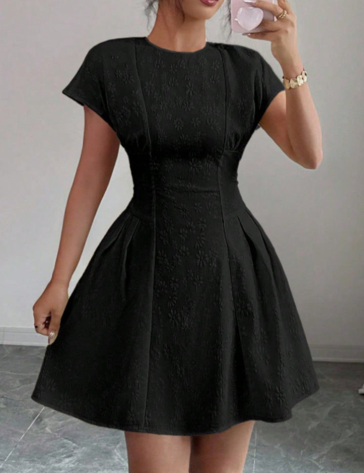Shein mini ruha, fekete