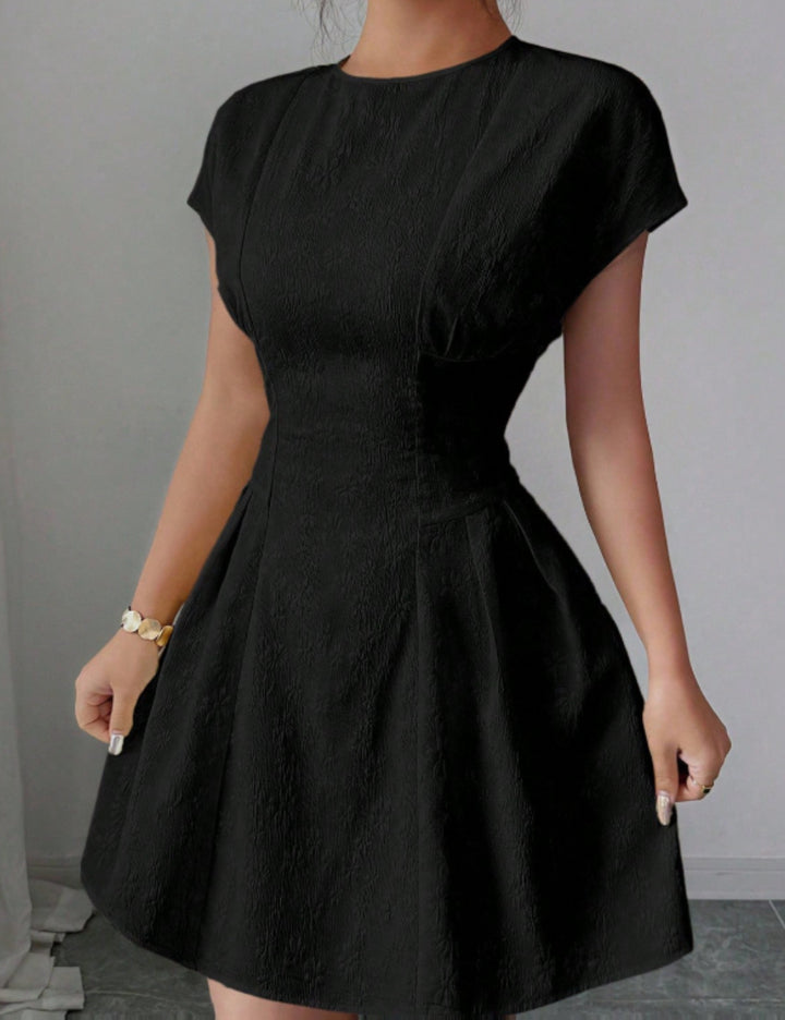Shein mini ruha, fekete