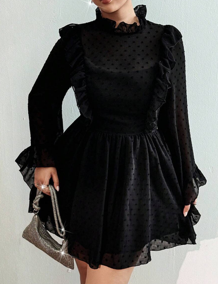 Rochie mini Shein Curve+, negru