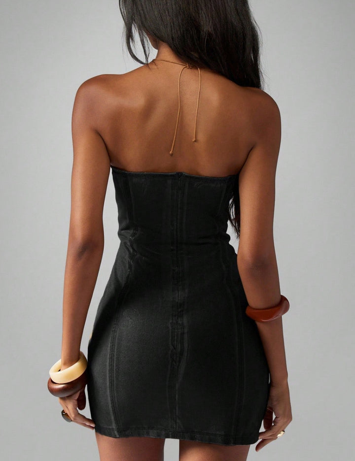 Rochie mini SHEIN, negru