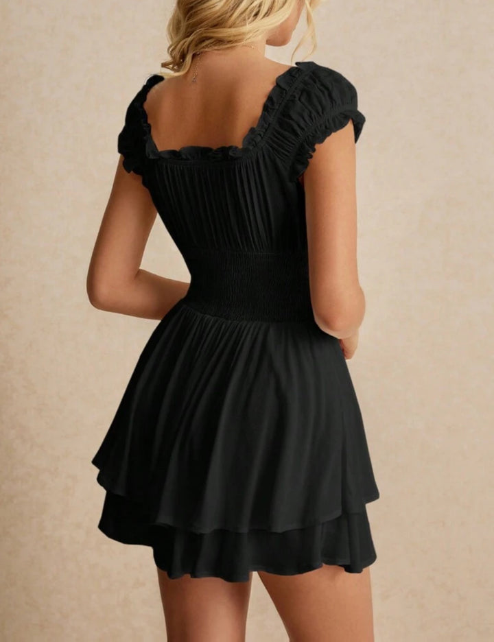 Shein mini ruha, fekete