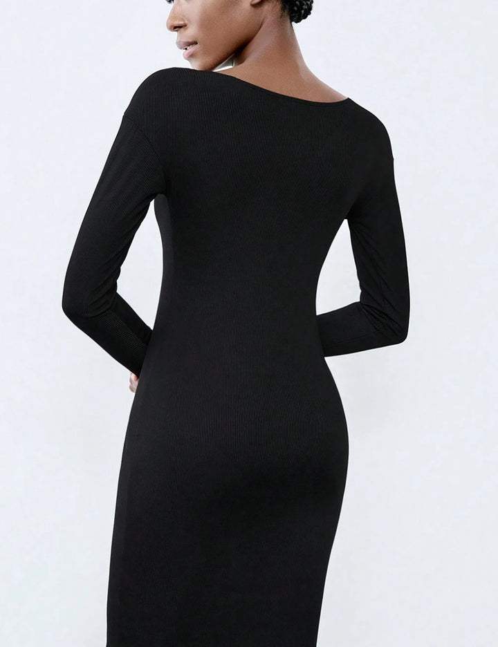 Shein mini ruha, fekete