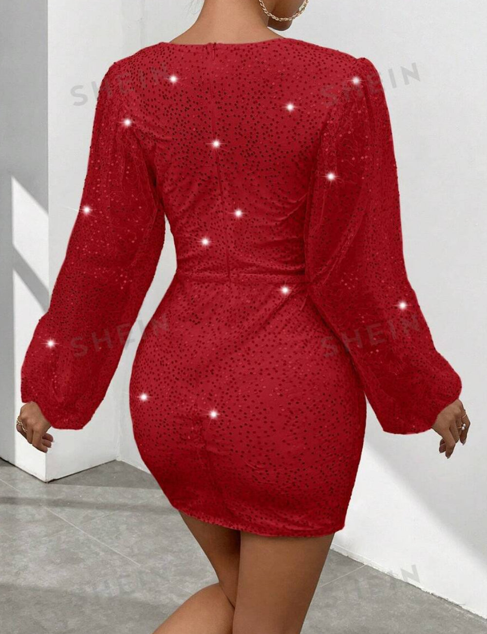 Rochie mini Shein, roșu