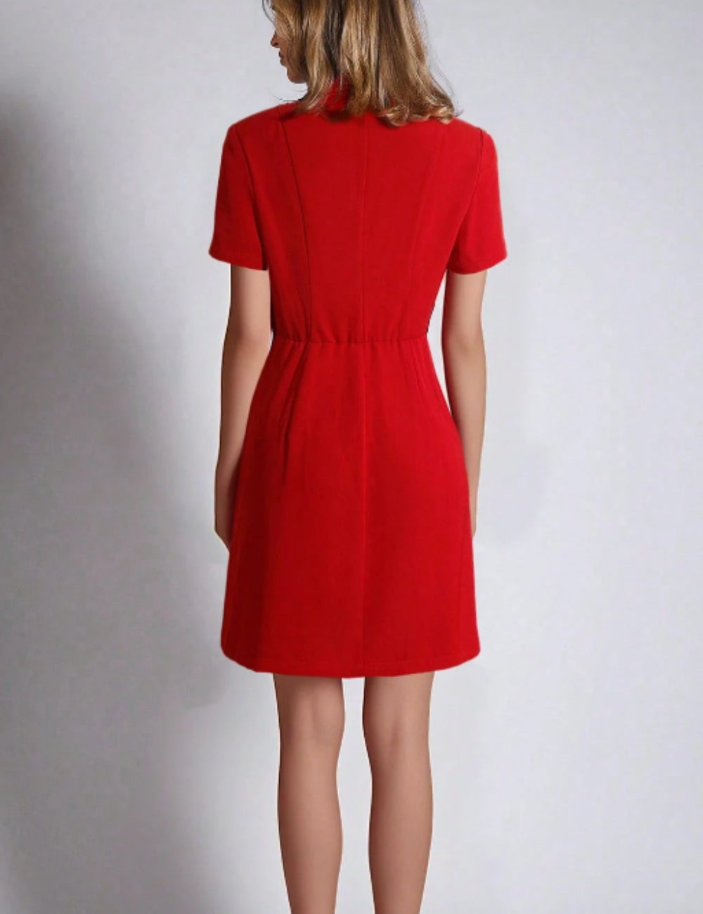 Shein mini ruha, piros