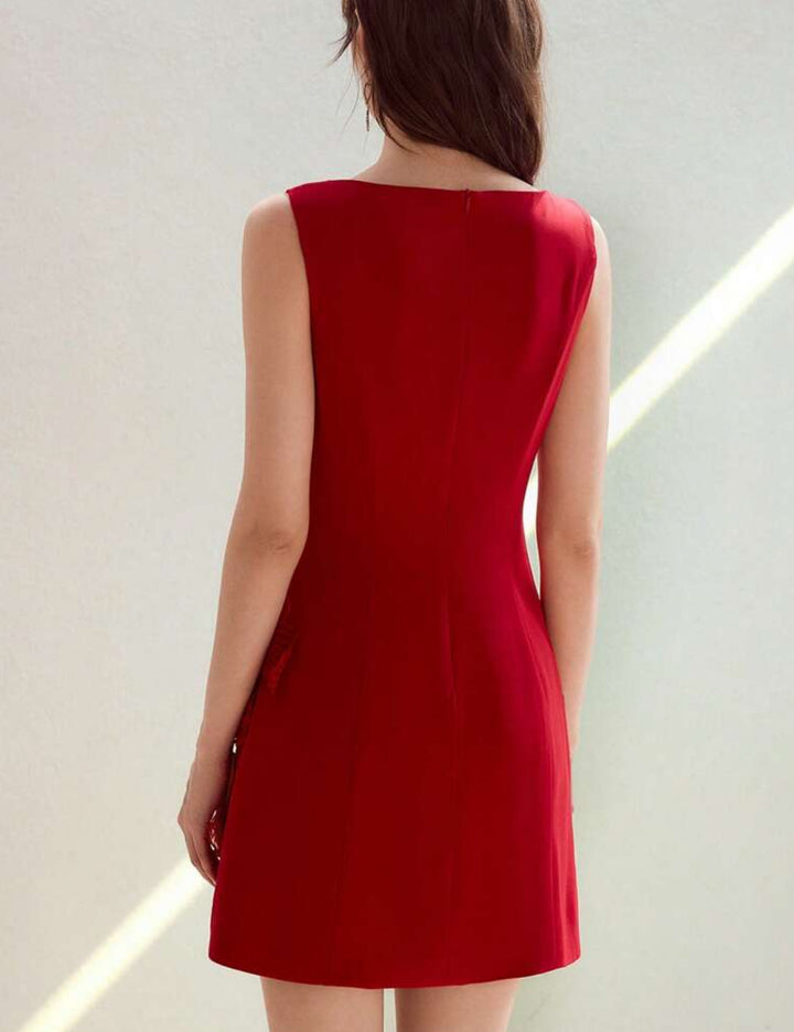 Rochie mini Shein MOTF, roșu