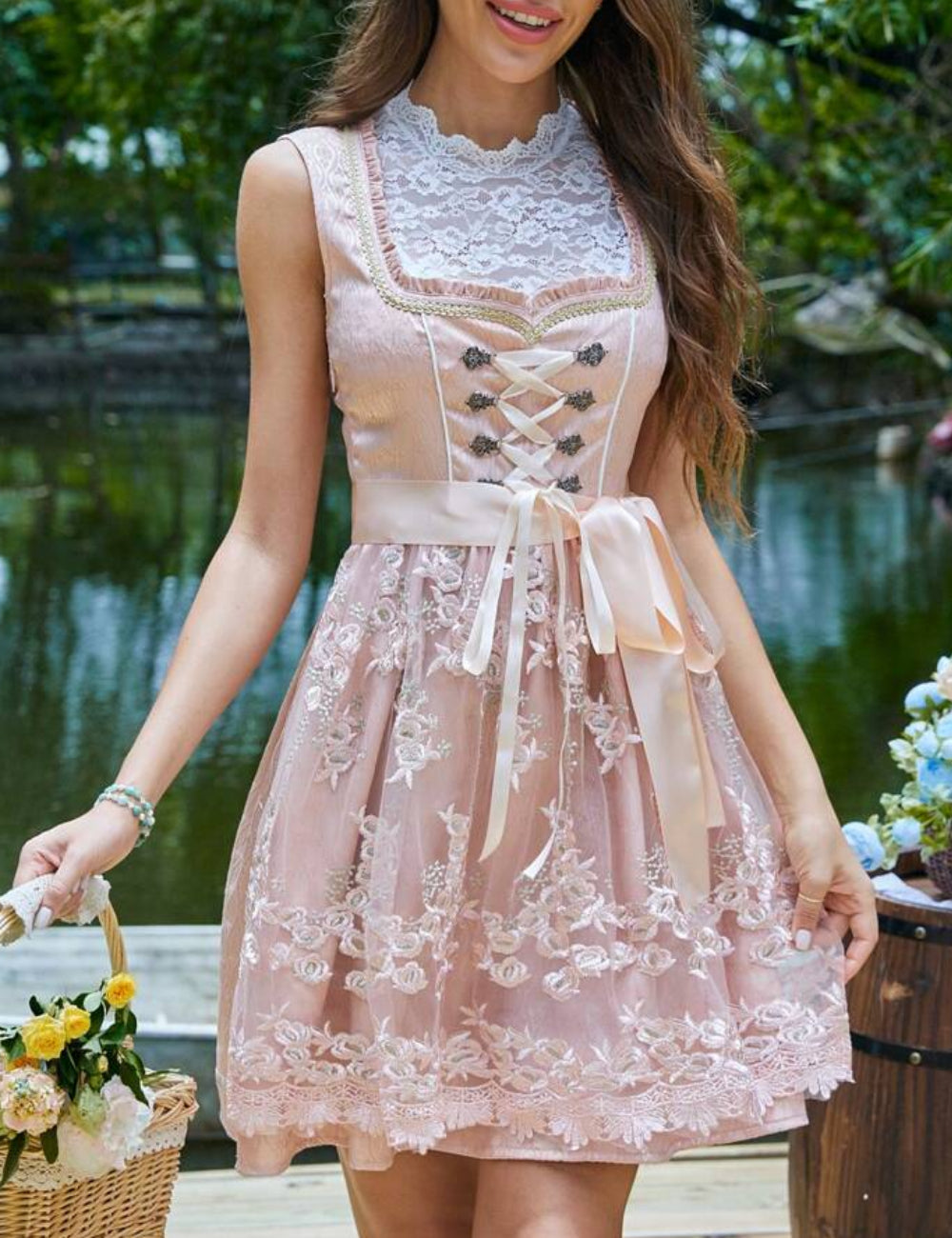 Shein mini ruha, rózsaszín