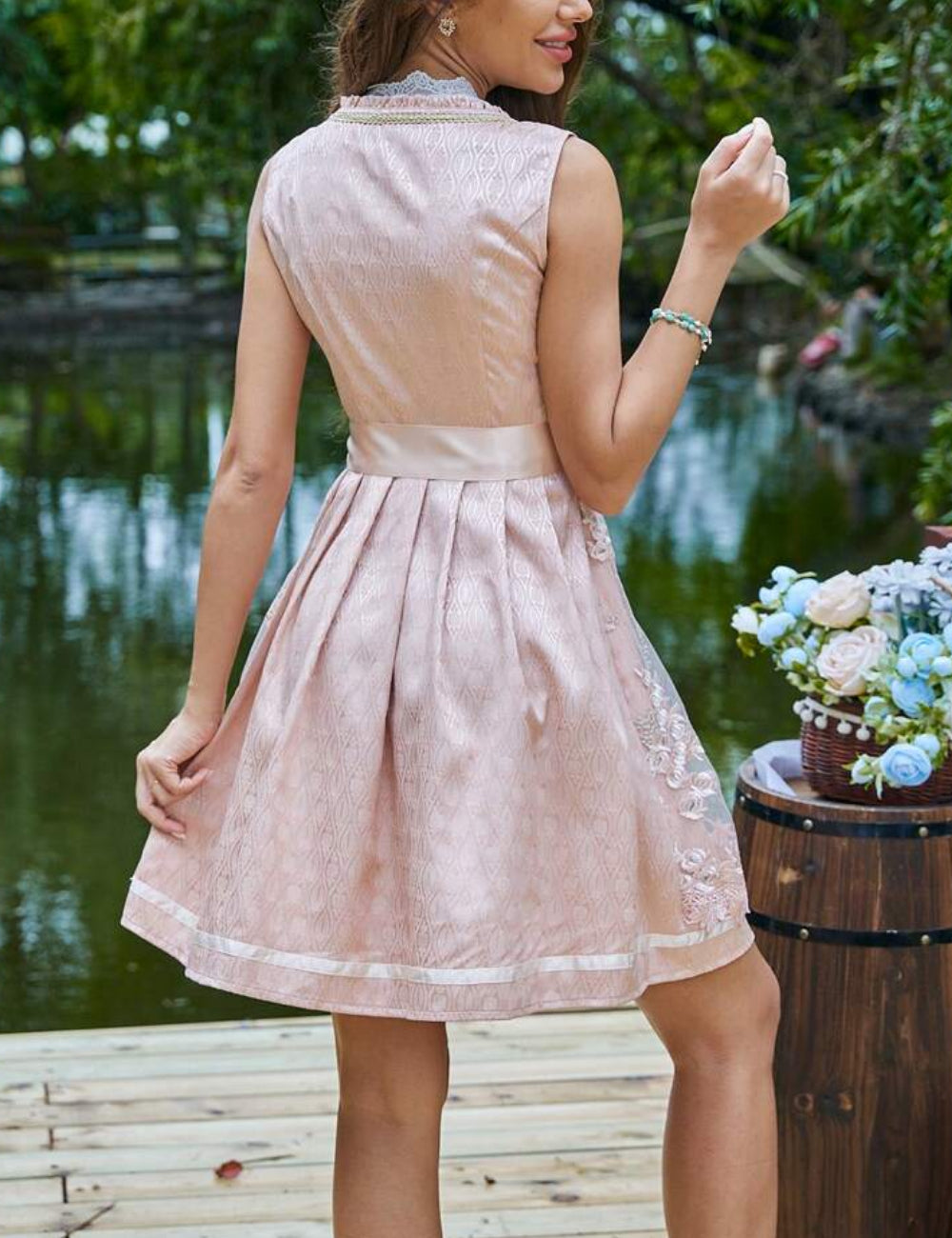 Shein mini ruha, rózsaszín