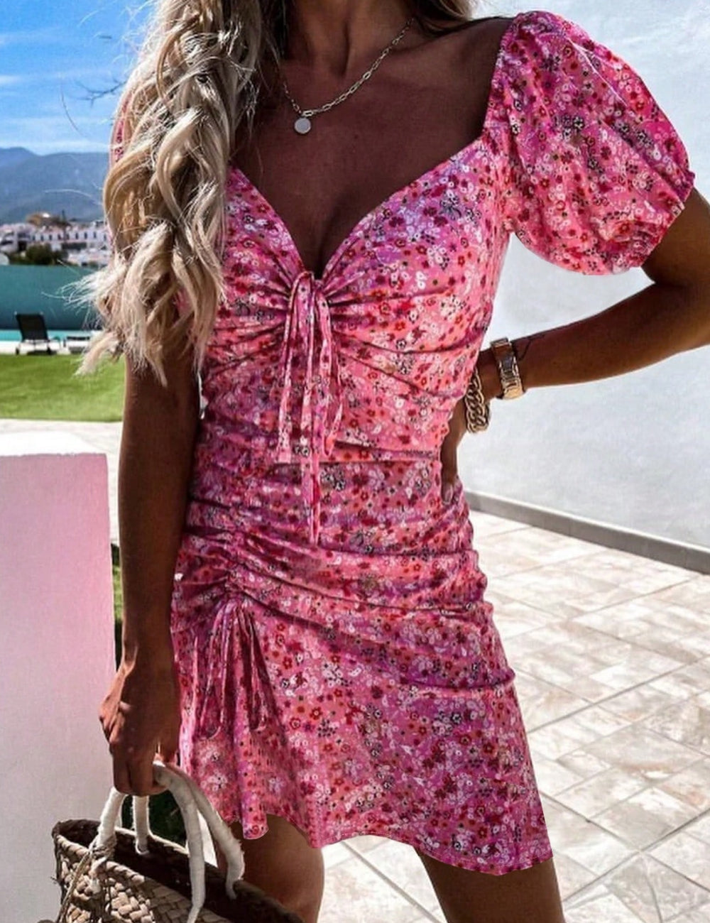Shein miniruha, rózsaszín