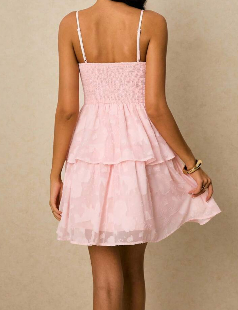Shein mini dress, pink