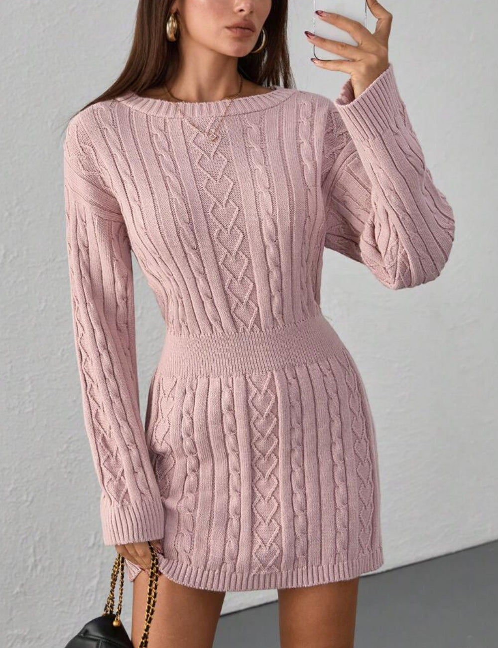 Rochie mini Shein, roz