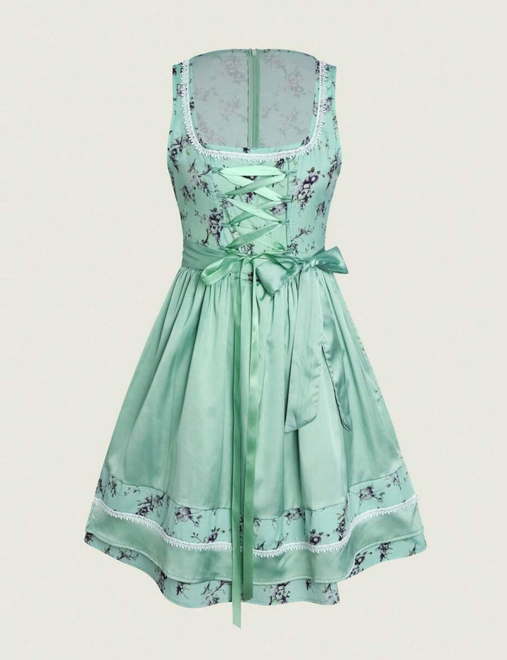 Shein mini ruha, zöld