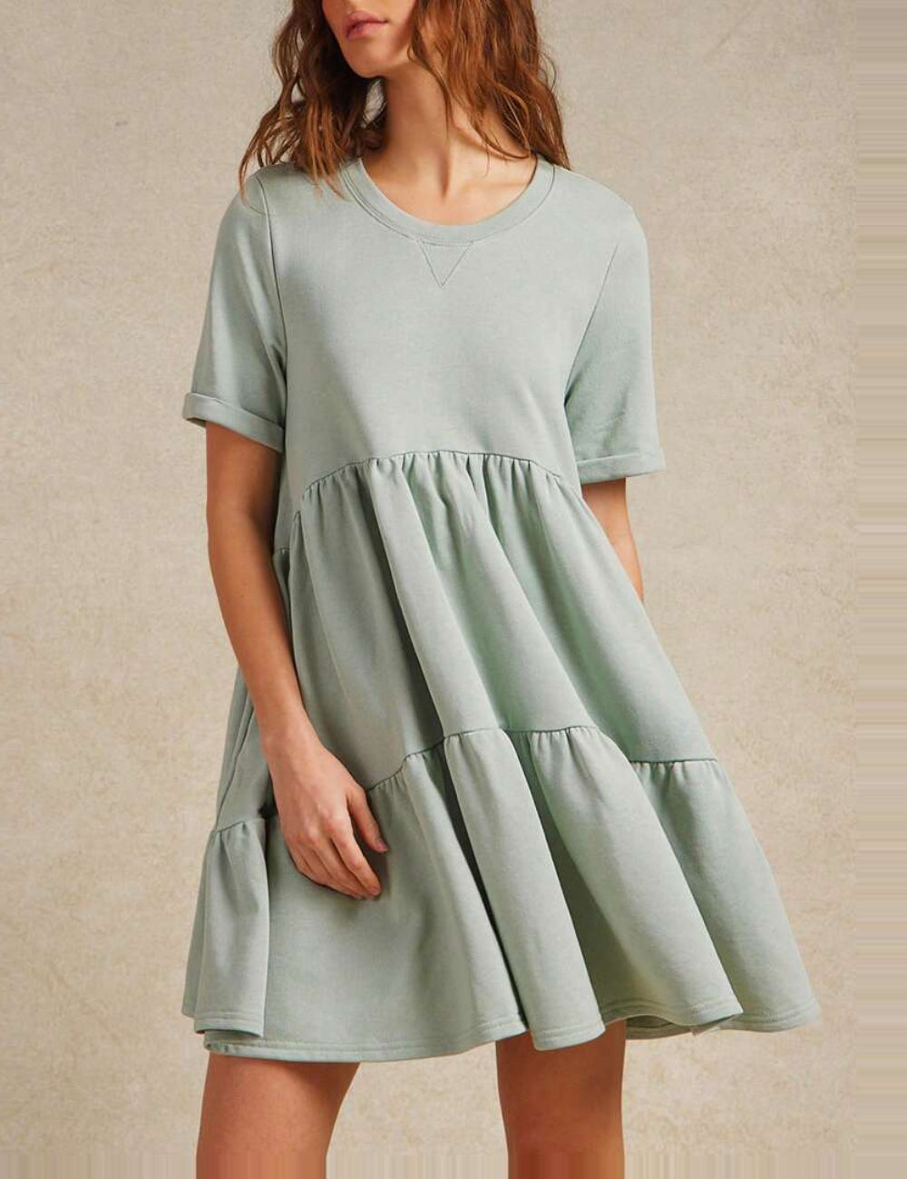 Shein mini ruha, zöld