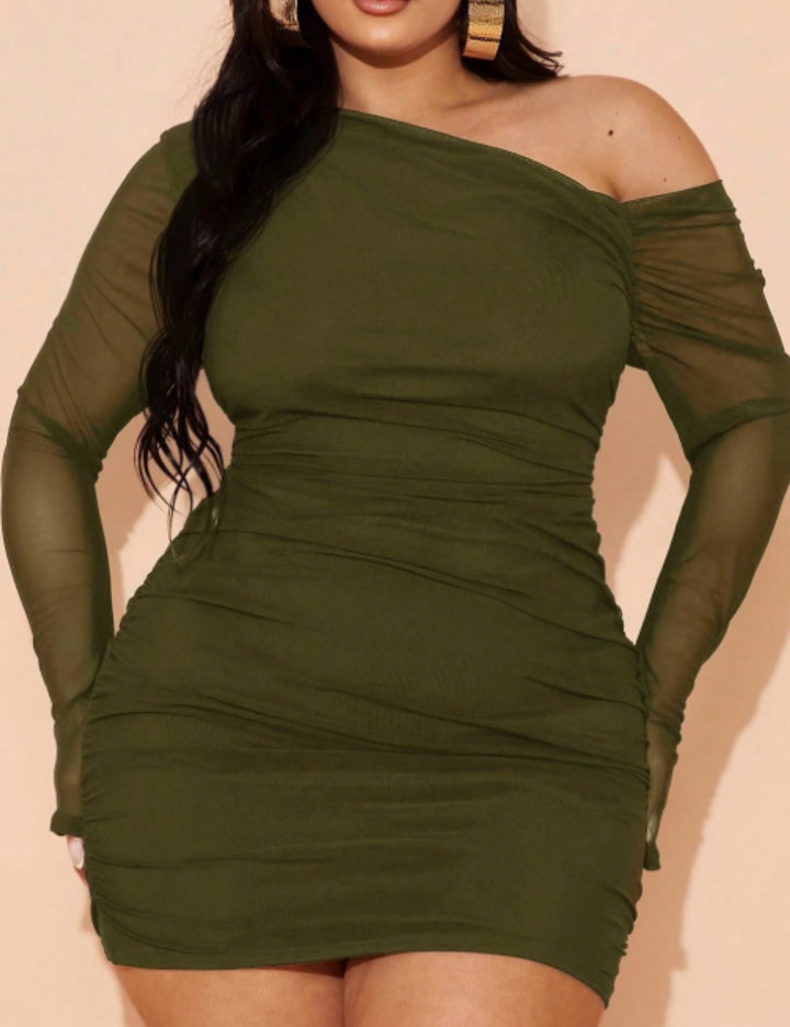 Rochie mini SHEIN, verde