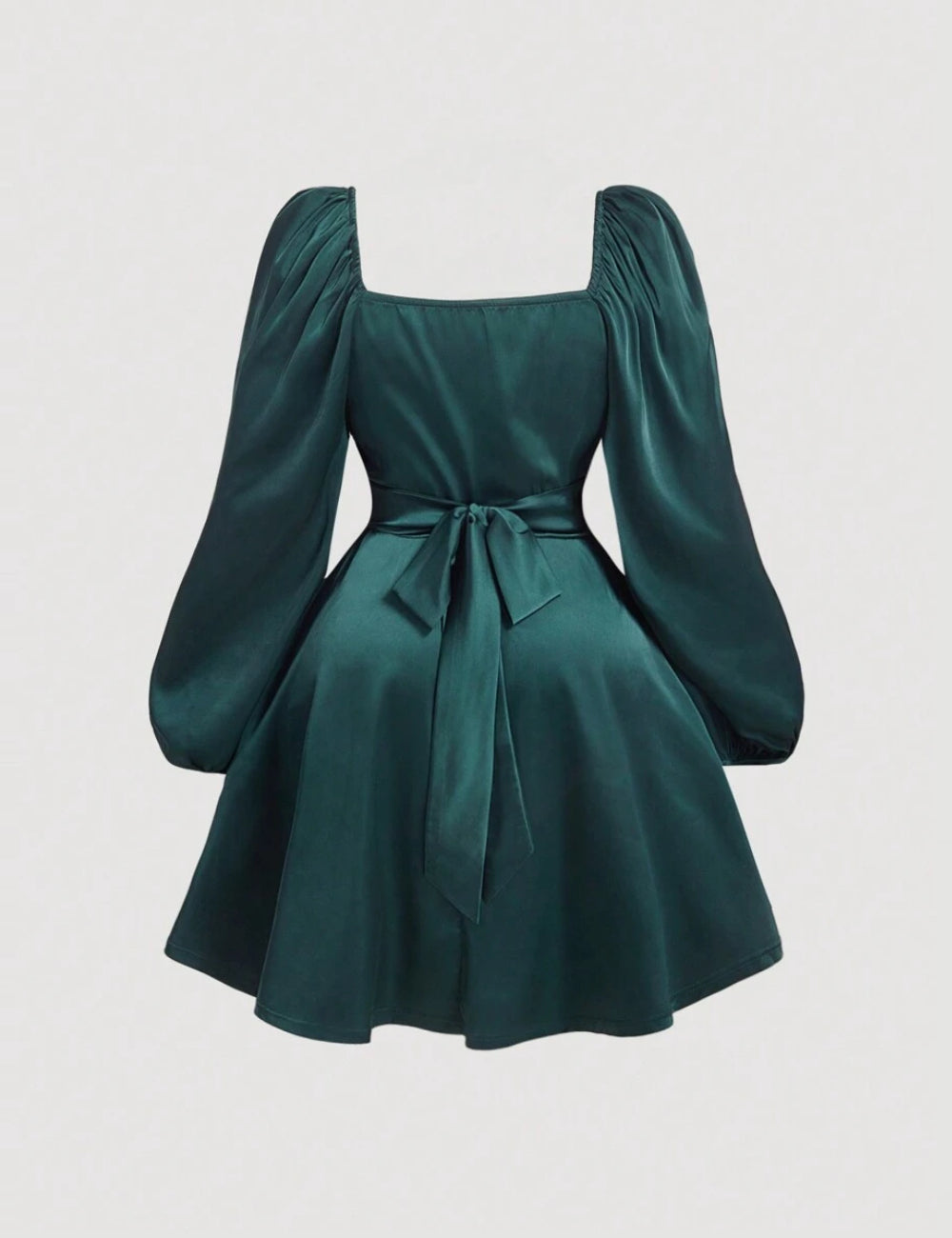 Shein mini ruha, zöld